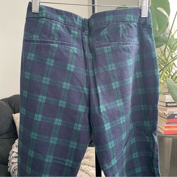VNTG Old Navy Pixie 90s Preppy Grunge Low Waist Cropped Plaid Pants - Picture 5 of 10
